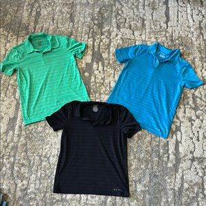 Tek Gear Kids Polo Shirt Set - Green, Blue, and Black